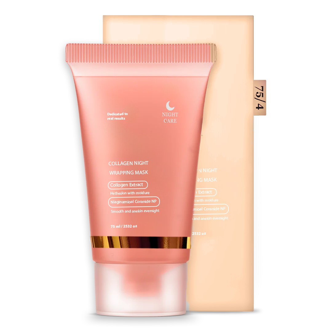 ماسك ليلي بالكولاجين بتركيبة جل قابلة للتقشير